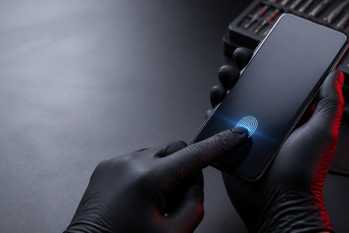 Semakan connector fingerprint dan frame telefon