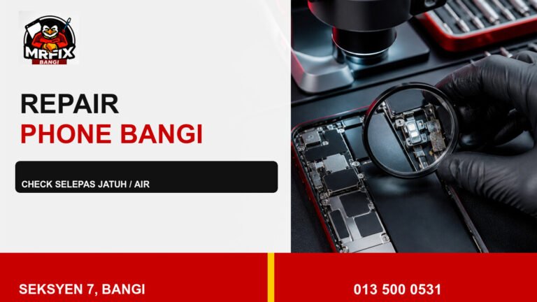 Repair Phone Flashlight Bangi: Check Selepas Jatuh atau Terkena Air — featured image