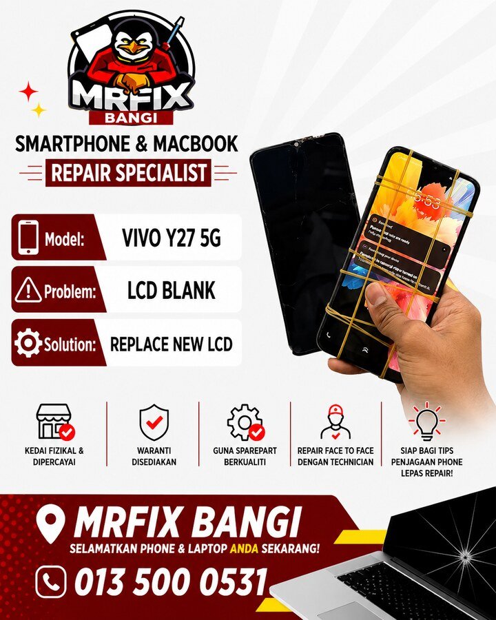 Pemeriksaan selepas telefon jatuh untuk repair phone signal Bangi