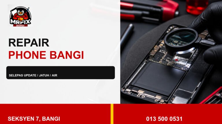 Repair WiFi Phone Bangi: Check Selepas Update, Jatuh atau Terkena Air — featured image