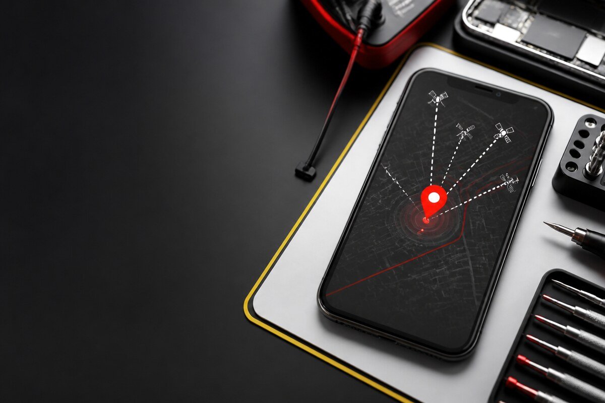 Internal reception-path inspection for GPS location failure