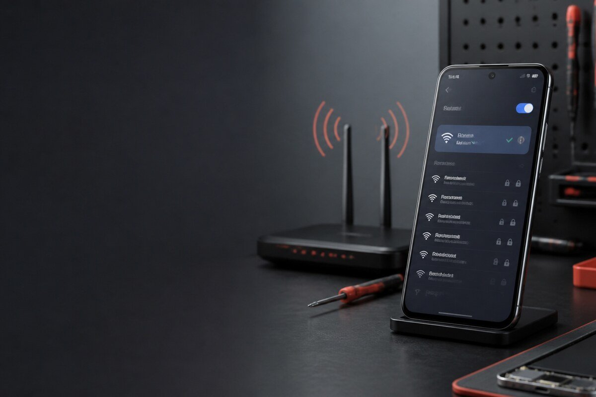 WiFi range and antenna stability inspection