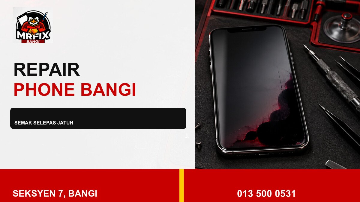 Repair Phone Black Spot Bangi: Semakan Selepas Jatuh atau Tertekan — featured image