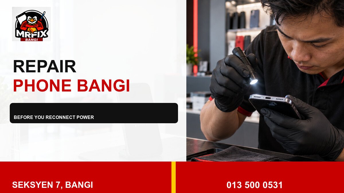 Repair Phone Moisture Warning Bangi: A Safe Reconnection Checklist — featured image