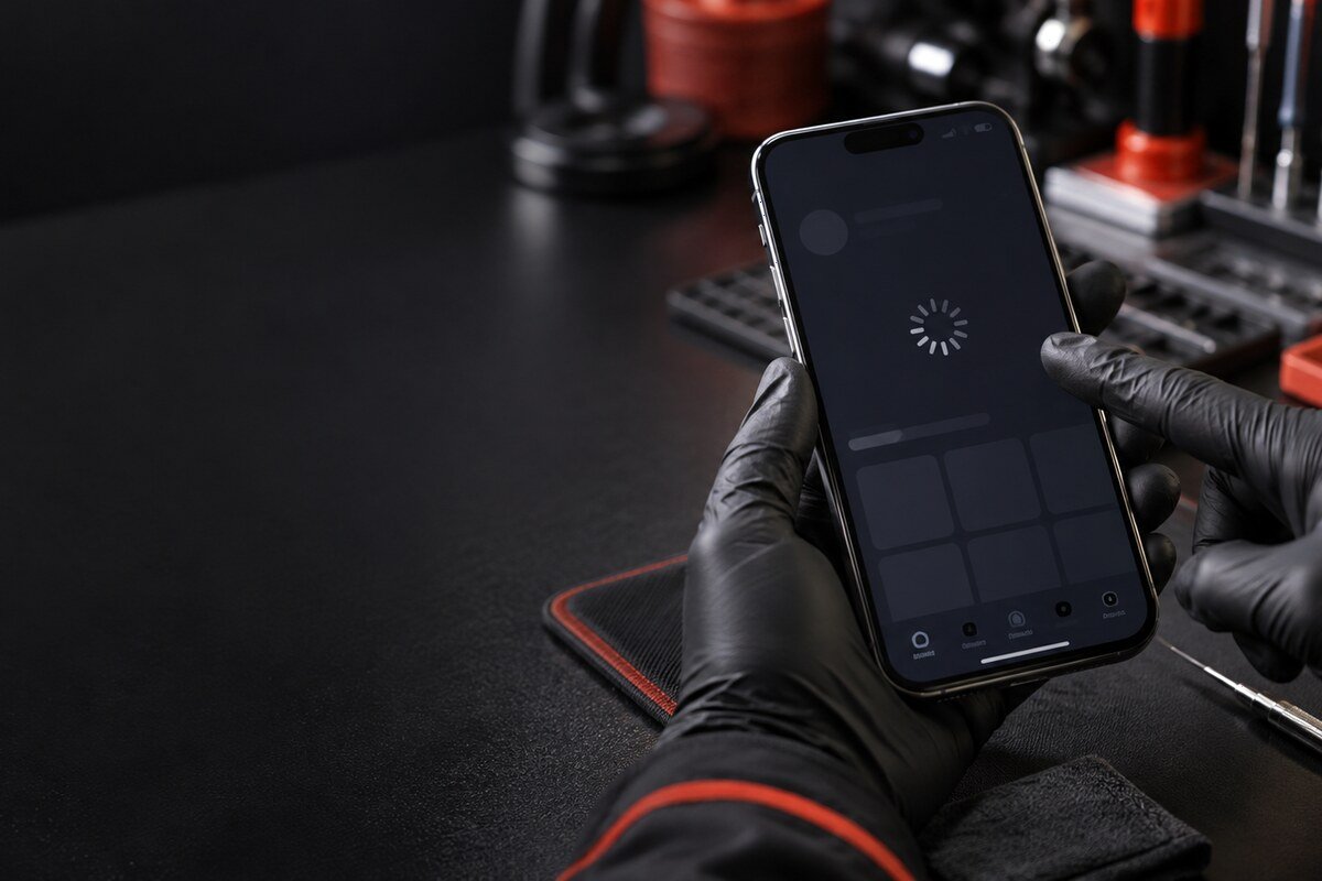 Phone freeze evidence prepared before diagnosis